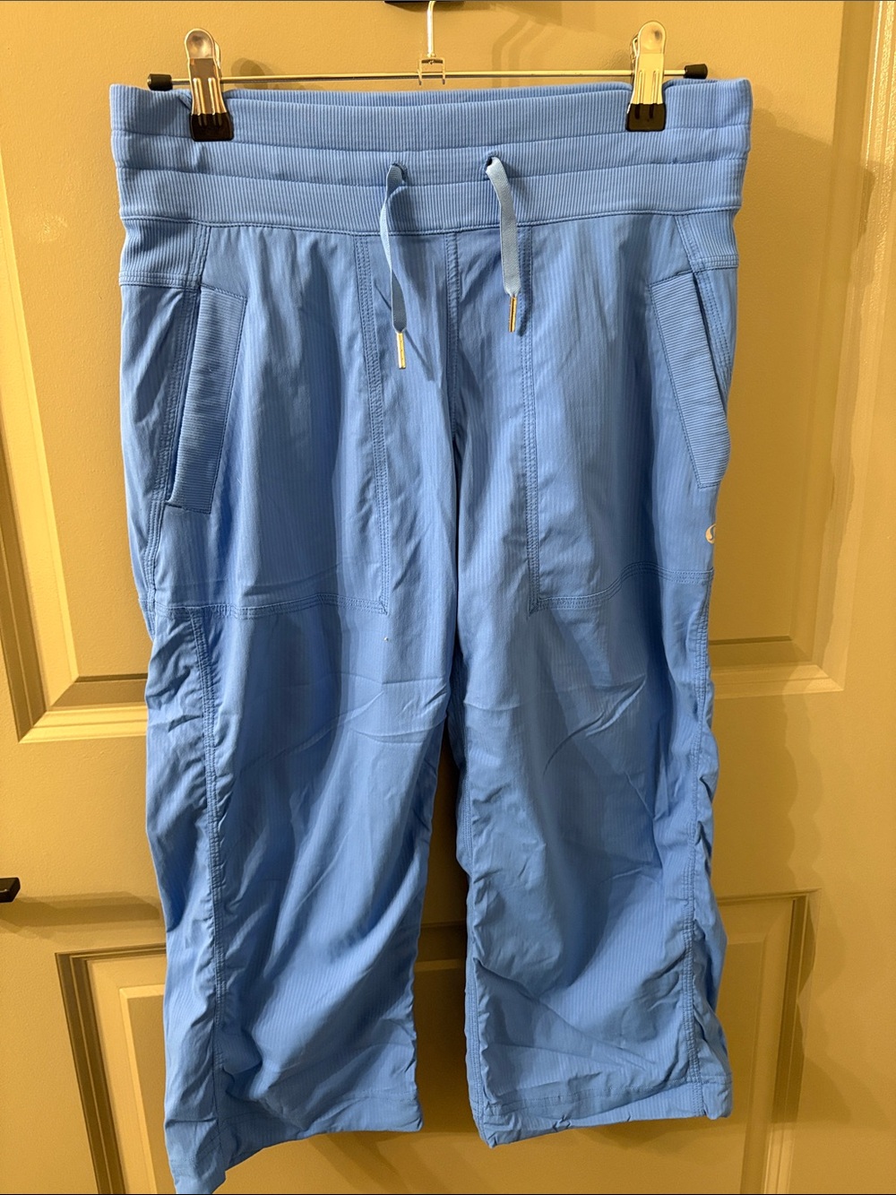 Lululemon Royal Blue Capris Dance Studio Crop